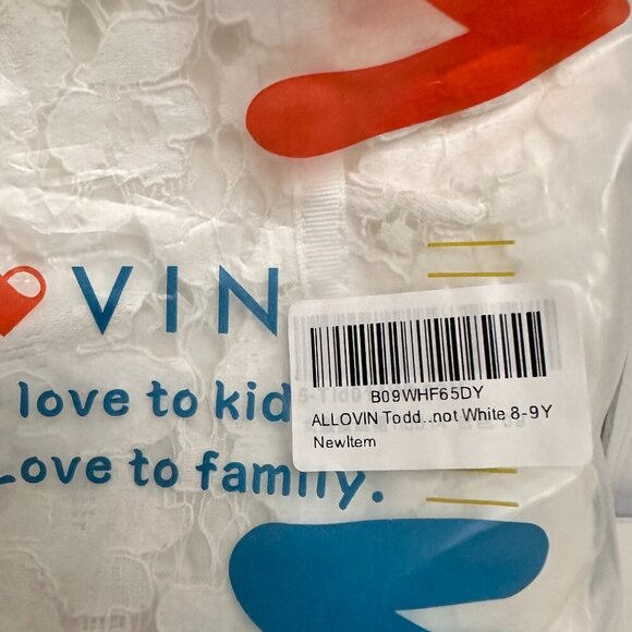 3/$30Girls Sleeveless A-Line Lace Party Dress(8-9 years) - Picture 9 of 9